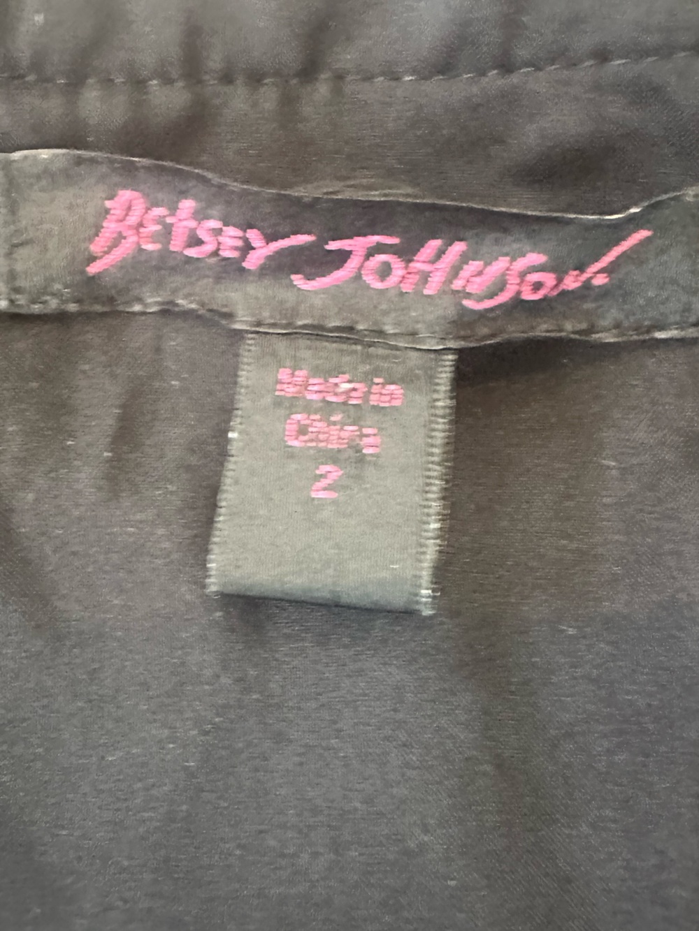 Vintage Betsey Johnson Y2K black lace corset dress - Picture 9 of 10